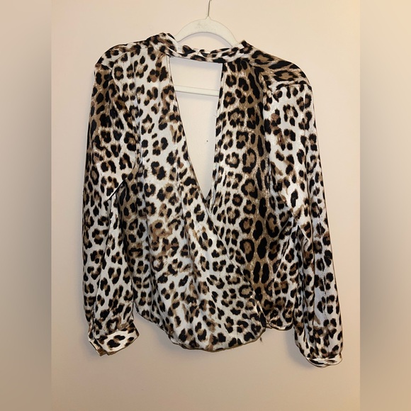 LUSH Animal Print Blouse - Picture 5 of 5